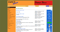 Desktop Screenshot of dancemessage.com