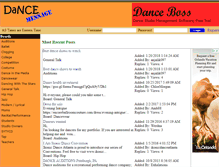 Tablet Screenshot of dancemessage.com
